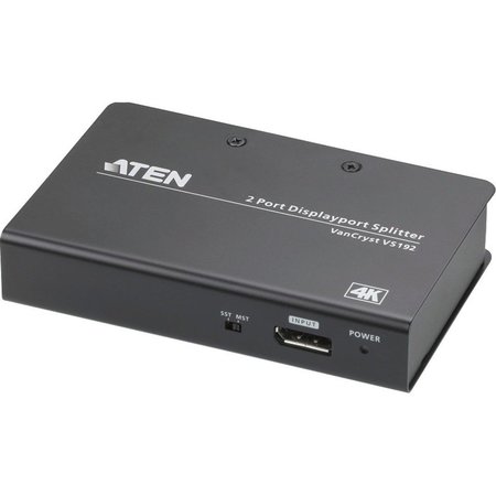 ATEN 2-Port 4K Displayport Splitter w/ Mst/Sst VS192